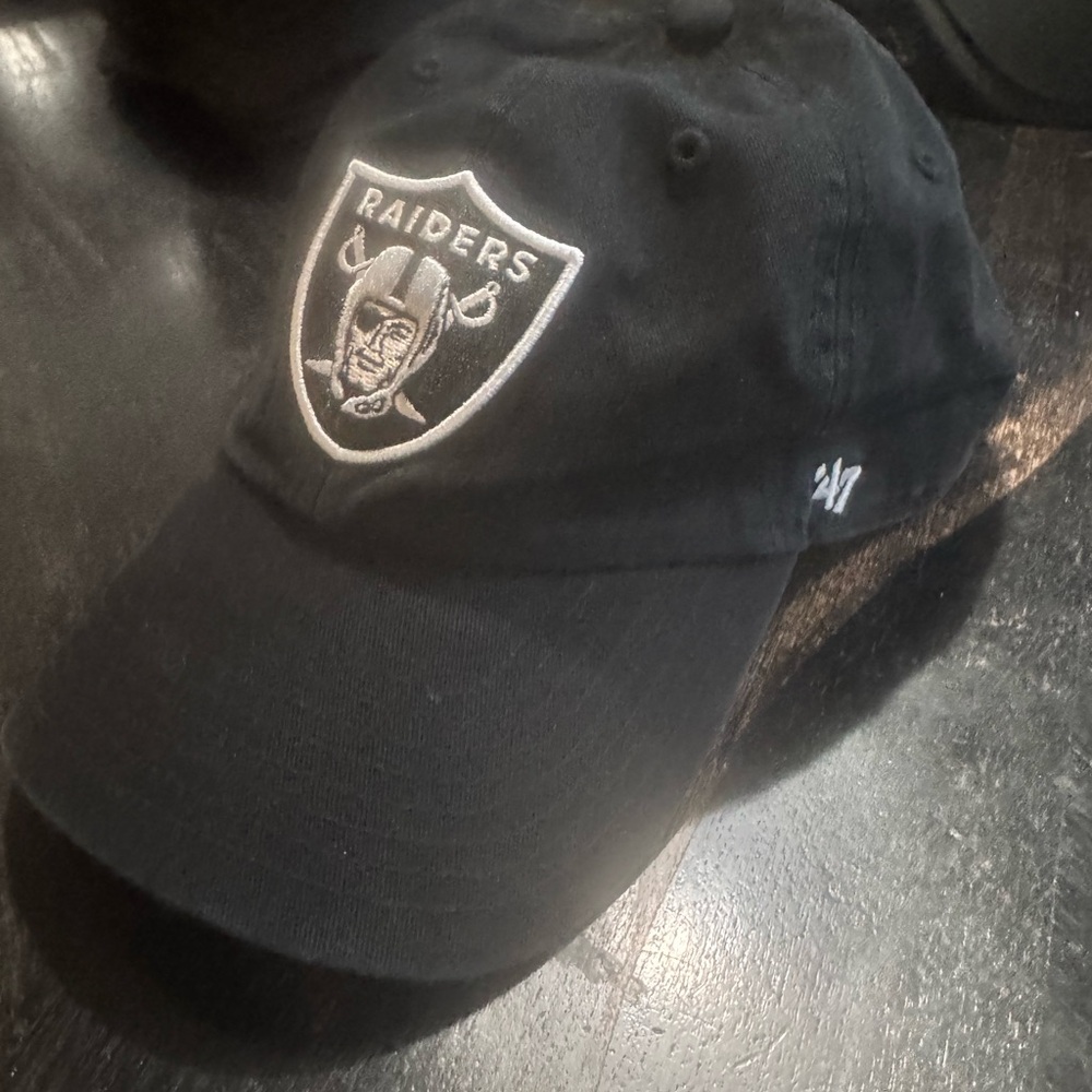 Black Raiders dad Cap